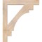 Ekena Millwork Merced Block Smooth Bracket, Douglas Fir, 3 1/2"W x 28"D x 32"H BKT04X28X32MRC05SDF - alternate 2
